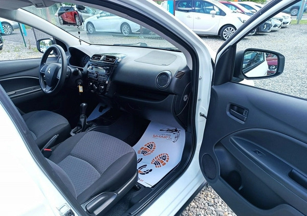 Mitsubishi Space Star cena 26900 przebieg: 74000, rok produkcji 2016 z Łobez małe 301